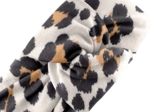 Large Crossed Headband leopard