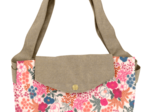 Tote bag with a zip parfum d'antan