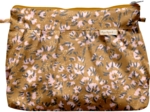 Pleated clutch bag gypso ocre