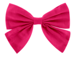 Bow tie hair slide fuschia