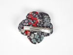 Flower petal hair slide small  jardin d'aurore