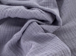 Small scrunchie gaze lilas