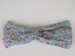 Children's double-breasted headband pastel fleuri