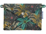 Little envelope clutch palmia emeraude