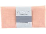 Coupon tissu 50 cm gauze pink