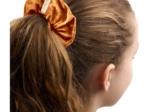 Scrunchie caramel golden straw