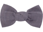 Small bow hair slide gaze lilas