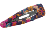 Fabric hair clip hippie fleurie