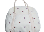 Bowling bag  moumoute ivoire fleurie