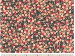 Cotton fabric ex2267 pink japanese flowers