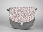 Flap of small shoulder bag rêve de jasmin