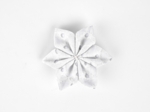 Star flower hairslide english embroidery