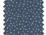 Cotton fabric silver star jeans