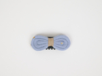 Noeud Anti-Glisse hair slide gaze pois or bleu baltique
