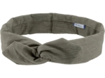 Wire headband retro khaki lurex gauze