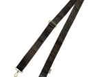 Narrow shoulder strap suédine pailletée or