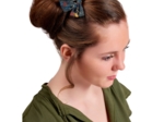 Bow tie hair slide jungle party