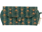 Glasses case eventail or vert