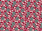 Cotton fabric ruby cherry tree