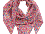 Pom pom scarf cocktail de fleurs