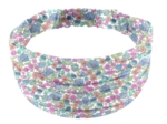 Headscarf headband- child size pastel fleuri