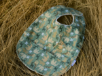 Coated fabric bib safari kaki