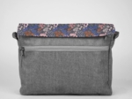 Square flap of saddle bag  monet lilas