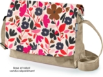 Square flap of saddle bag  champ floral