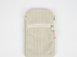 Quilted phone pocket white large corduroy