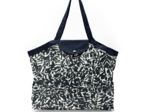 Pleated tote bag - Medium size chinese ink foliage 