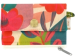 zipper pouch card purse fleurs des iles