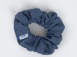 Small scrunchie light denim