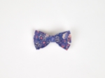 Ribbon bow hair slide lavandula