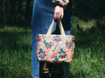 Cooler bag cerise en fleur