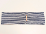 Stretch jersey headband Marine Striped