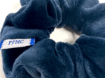 Small scrunchie navy velvet