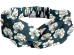 crossed headband paradis bleu