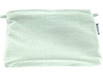 Coton clutch bag gaze vert d'eau