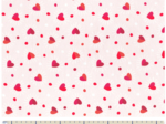 Cotton fabric ex2306 red hearts