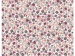 Cotton fabric ex2662 aubergine floral watercolor