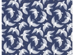 Cotton fabric ex2614 night swallows