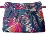 Mini Pleated clutch bag tropical fire