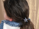 Pony-tail elastic hair star parade royale