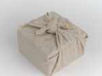 Furoshiki medium 48x48  glitter linen