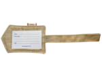 Luggage Tag  glitter linen