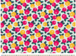 Cotton fabric agrumes pop