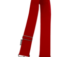 Wide shoulder strap red