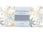 Coupon tissu 50 cm ex2447 off white christmas stars