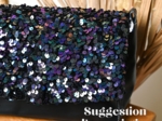 Base of shoulder bag navy blue
