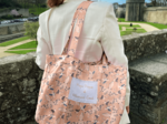 Foldable tote bag oiseau bandana